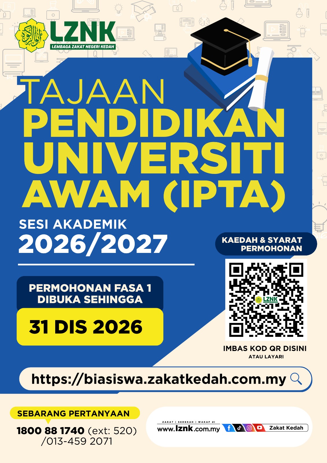 Poster Skim Tajaan Pendidikan Universiti Awam